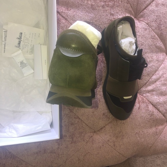 Men’s balenciaga track runners hunter green - Picture 6 of 8